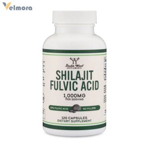 Double Wood Supplements Shilajit Fulvic ACID 1,000mg Per Serving 120 Capsules