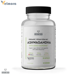 Supplement Needs Ashwagandha Organic Vegan KSM-66 - 60 Capsules