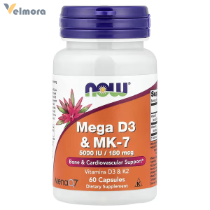 NOW Foods Mega D3 &amp; MK-7  Capsules in Pakistan