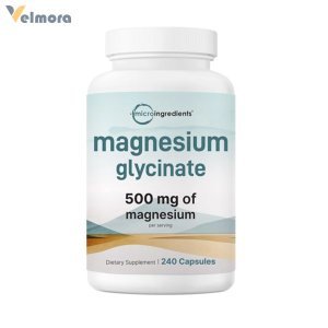 Micro Ingredients Magnesium Glycinate 500mg Capsules