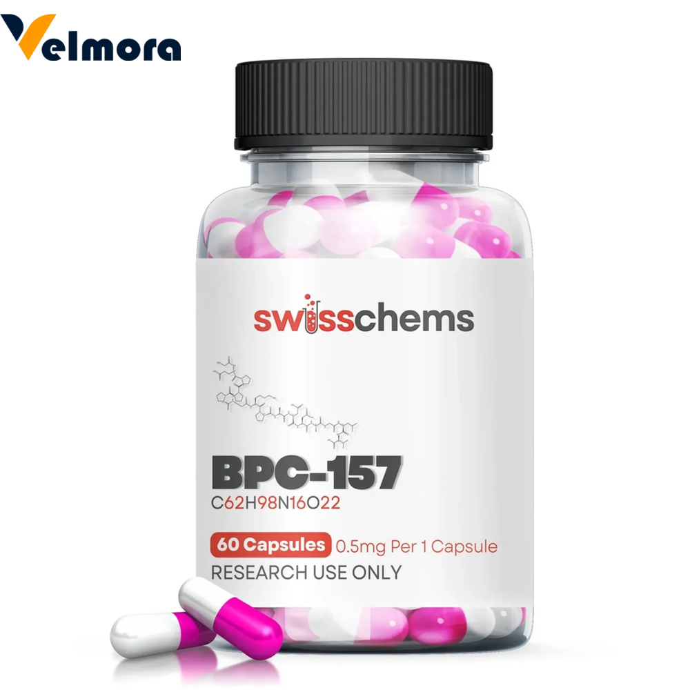 Buy SwissChems BPC-157 0.5mg Capsules in Pakistan