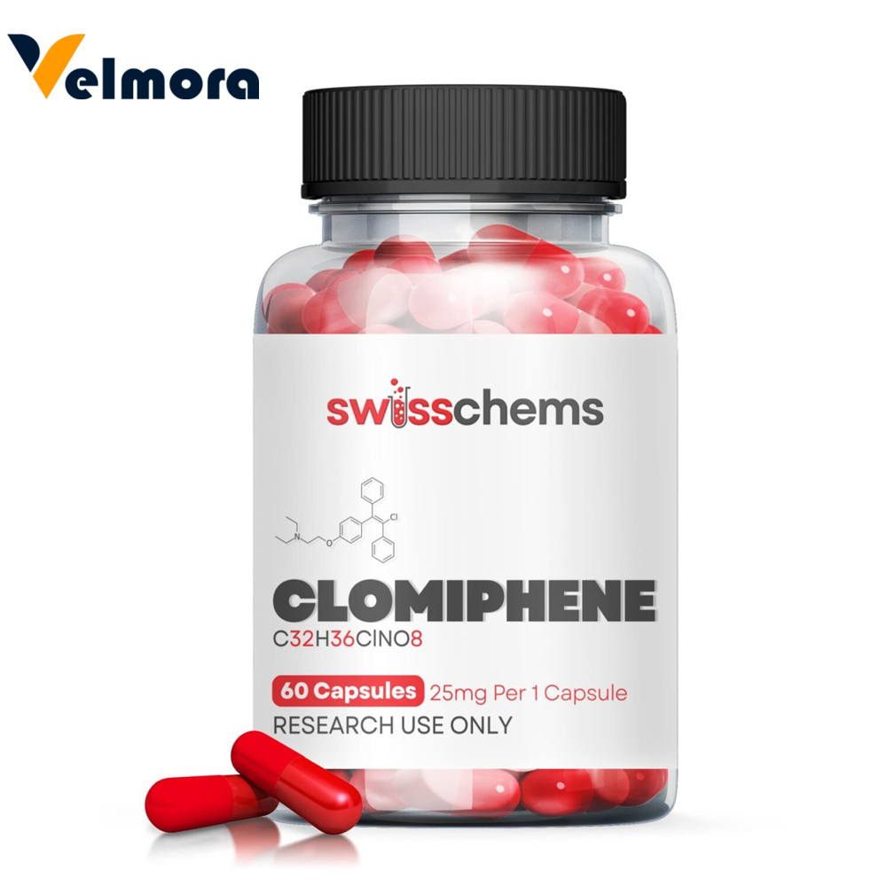 SwissChems clomiphene, 25mg Capsules In Pakistan