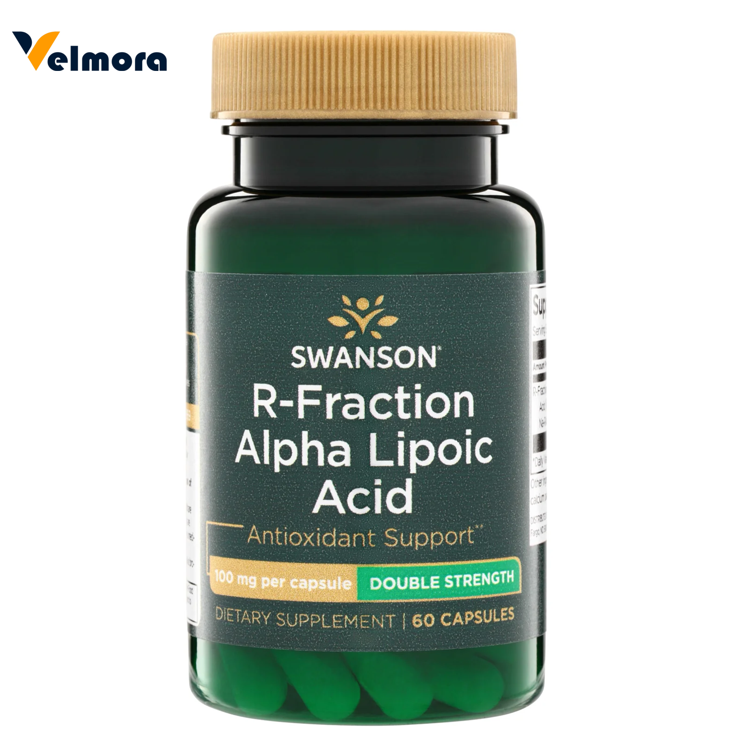 Swanson R-Fraction Alpha Lipoic Acid 100 mg Capsules