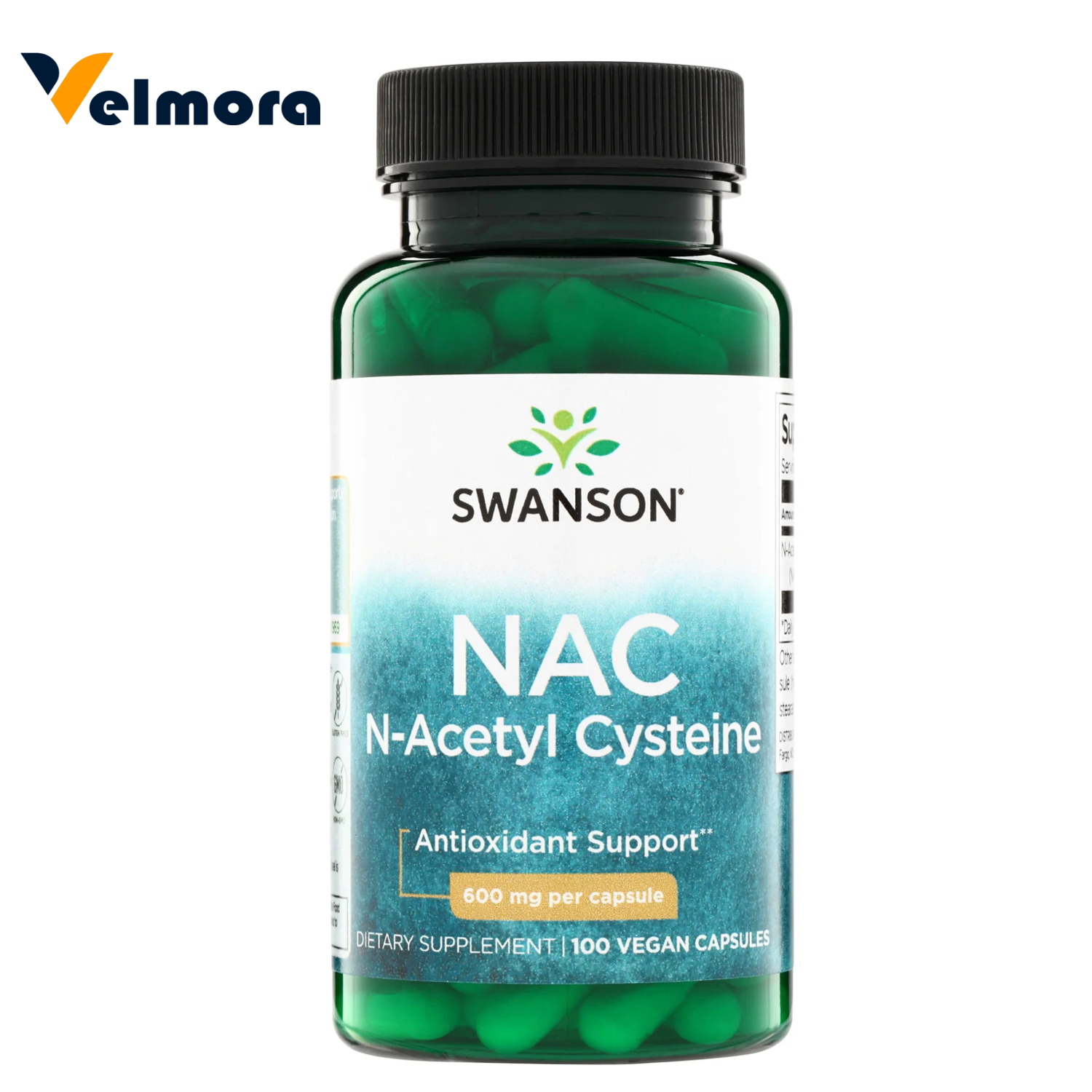Swanson NAC 600mg Capsules N-Acetyl Cysteine Antioxidant Support in Pakistan
