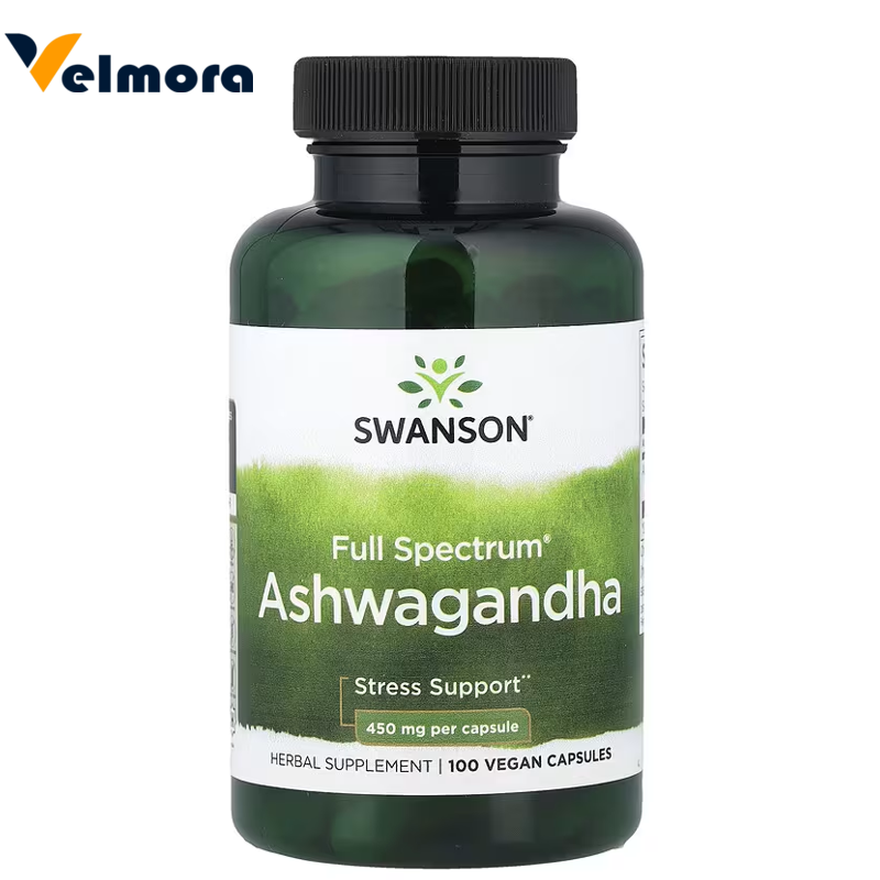 Swanson, Full Spectrum Ashwagandha, 100 Vegan Capsules