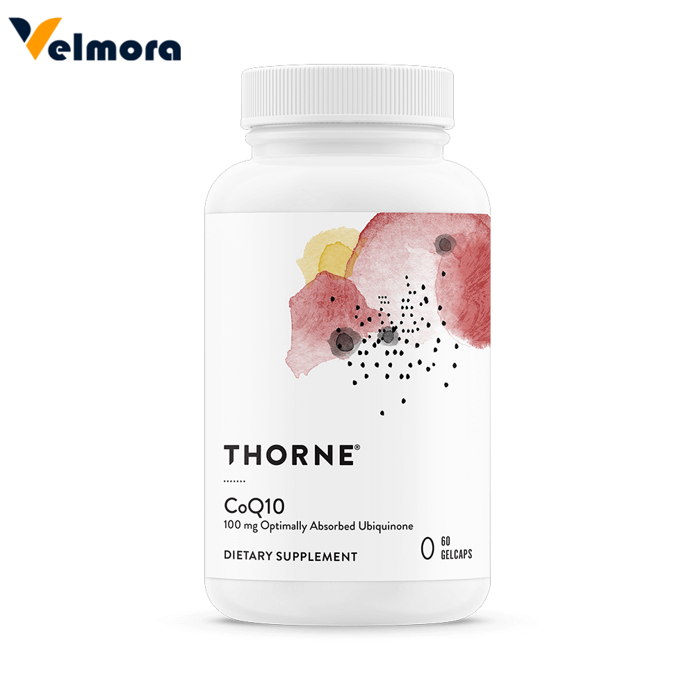 THORNE - CoQ10 - 100mg Optimally Absorbed Ubiquinone Supplement