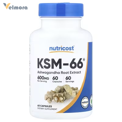 Nutricost, KSM-66®, Ashwagandha Root Extract, 60 Capsules