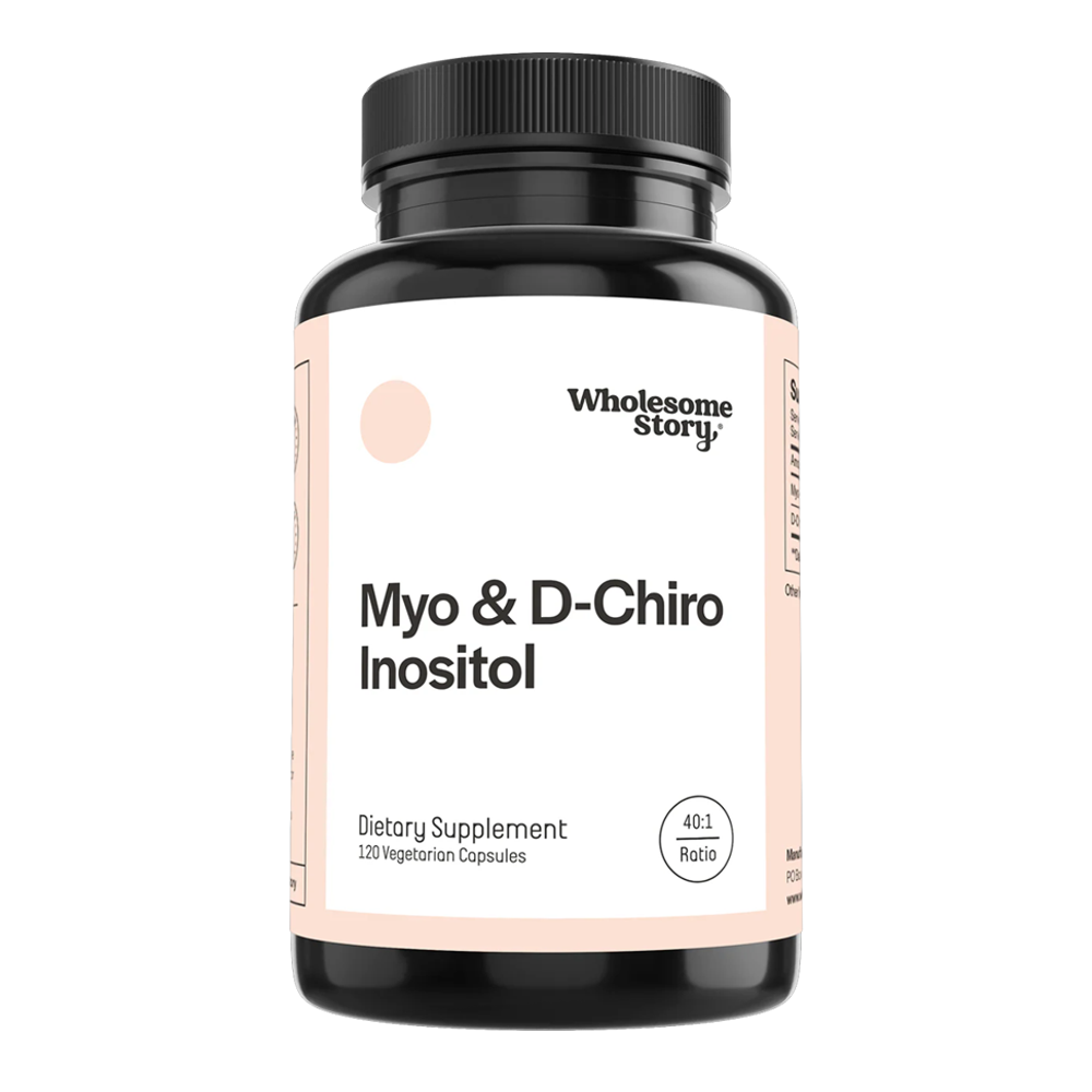Wholesome Story Myo & D-Chiro Inositol, 120 Vegetarian Capsules