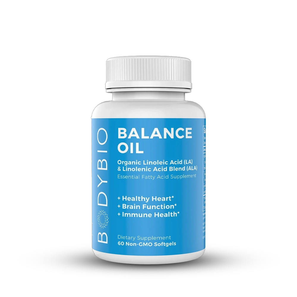 BodyBio, Balance Oil, Essential Fatty Acids, 60 Softgels