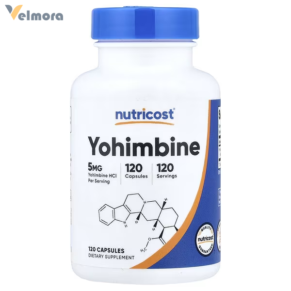 Nutricost Yohimbine HCl 5mg Capsules