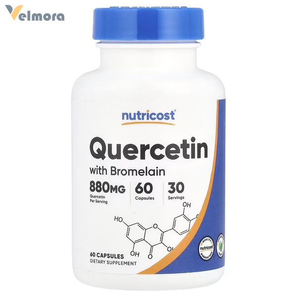 Nutricost Quercetin With Bromelain 880 Capsules