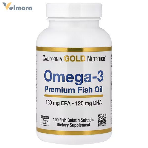 California Gold Nutrition, Omega-3 Premium Fish Oil, Softgels
