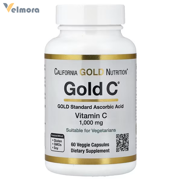 California Gold Nutrition, Gold C®, USP Grade Vitamin C, 1,000 mg, Capsules