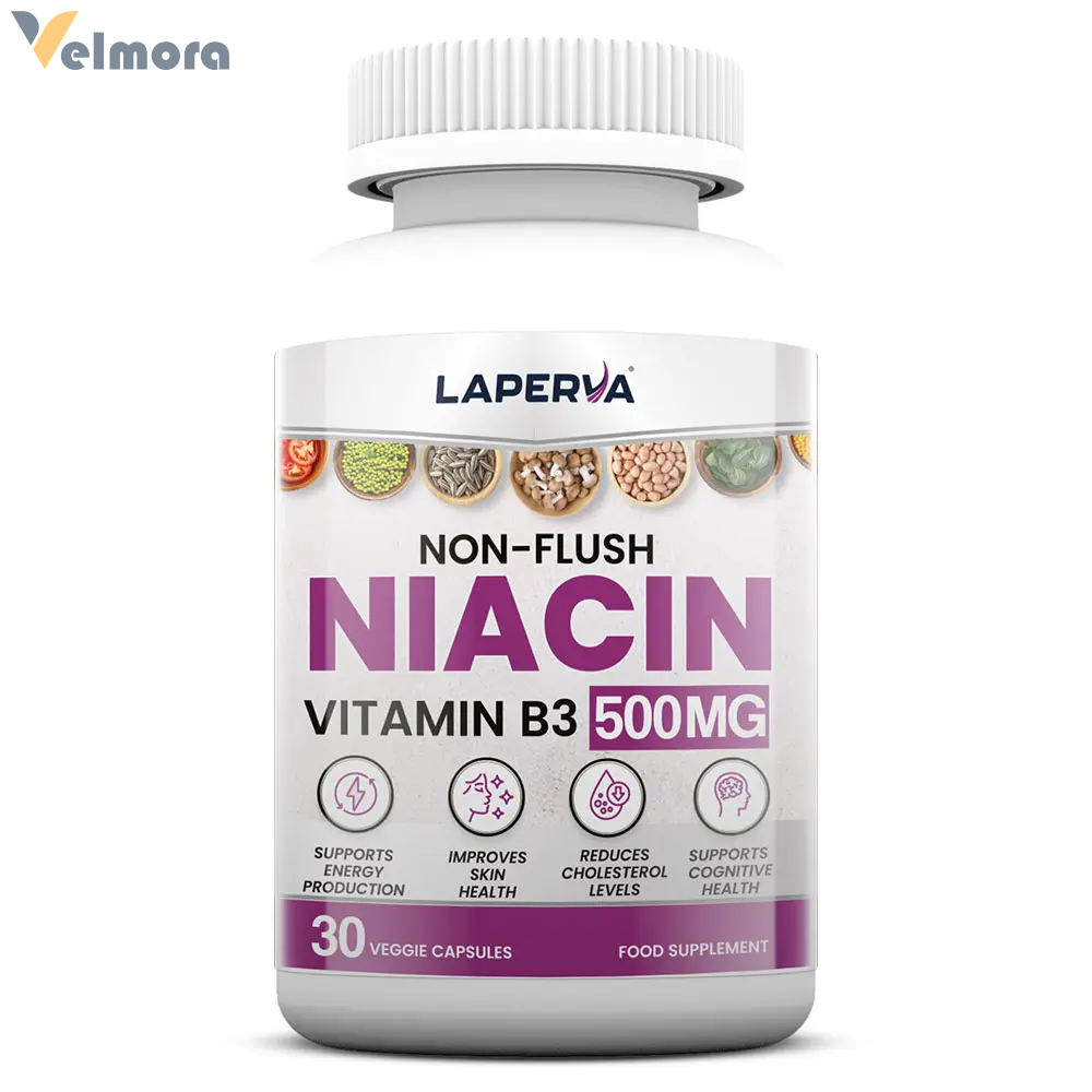 Laperva Non-flush Niacin Vitamin B3 30 Veggie Capsules In Pakistan