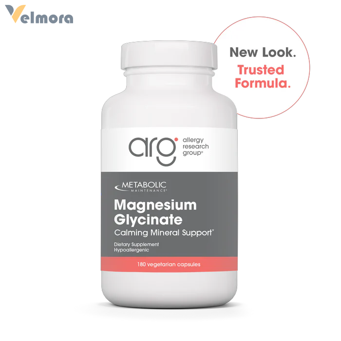 Allergy Research Group Magnesium Glycinate Calming Mineral Support