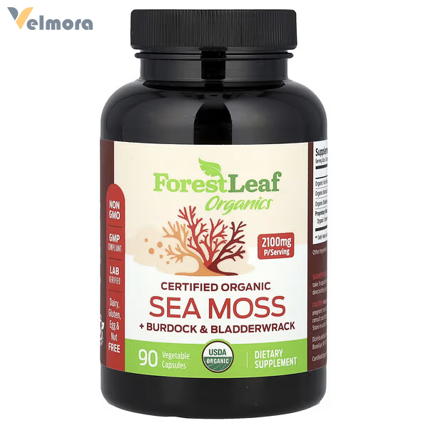 Forest Leaf Organic Sea Moss + Burdock & Bladderwrack Capsules in Pakistan