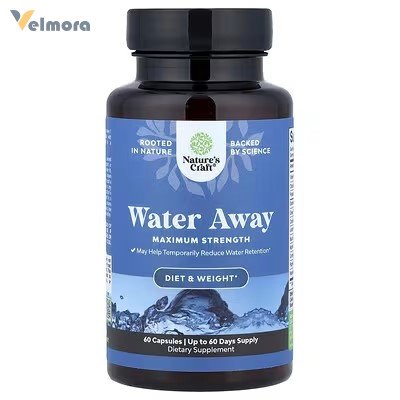 Nature's Craft Water Away Maximum Strength Capsules