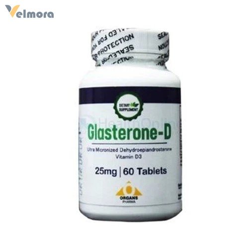 Glasterone-D DHEA 25mg with Vitamin D3 60 Tablets in Pakistan