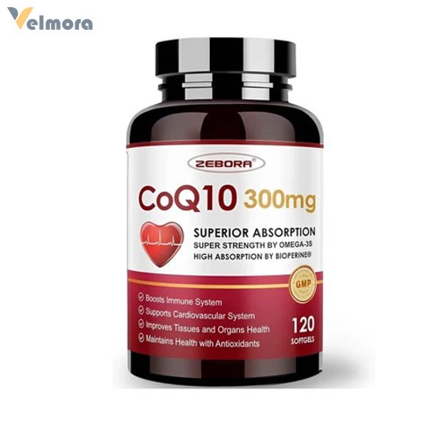 Zebora Co Q10 300mg 120 Capsules in Pakistan