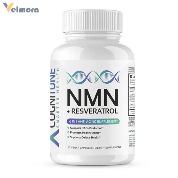 CogniTune NMN + Resveratrol 1115mg 60 Vegan Capsules in Pakistan
