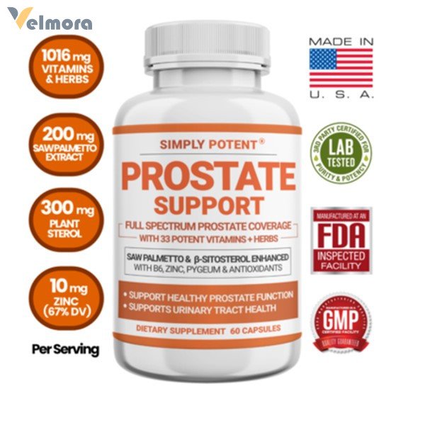 Saw Palmetto, 33 Vitamins & B6, Zinc, Selenium Prostate Supplement for Men in Pakistan