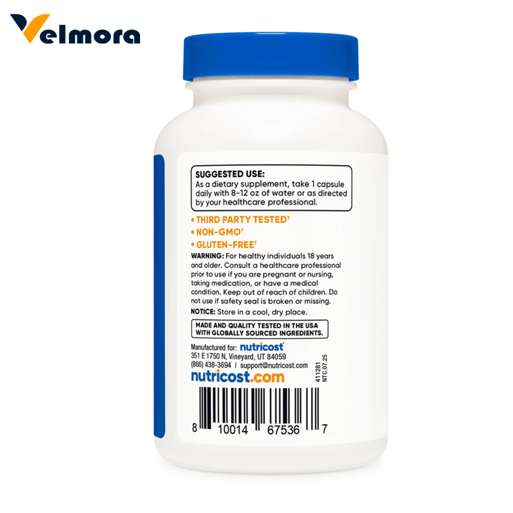 Nutricost N-Acetyl L-Cysteine (NAC) Capsules In Pakistan thumbnail 2