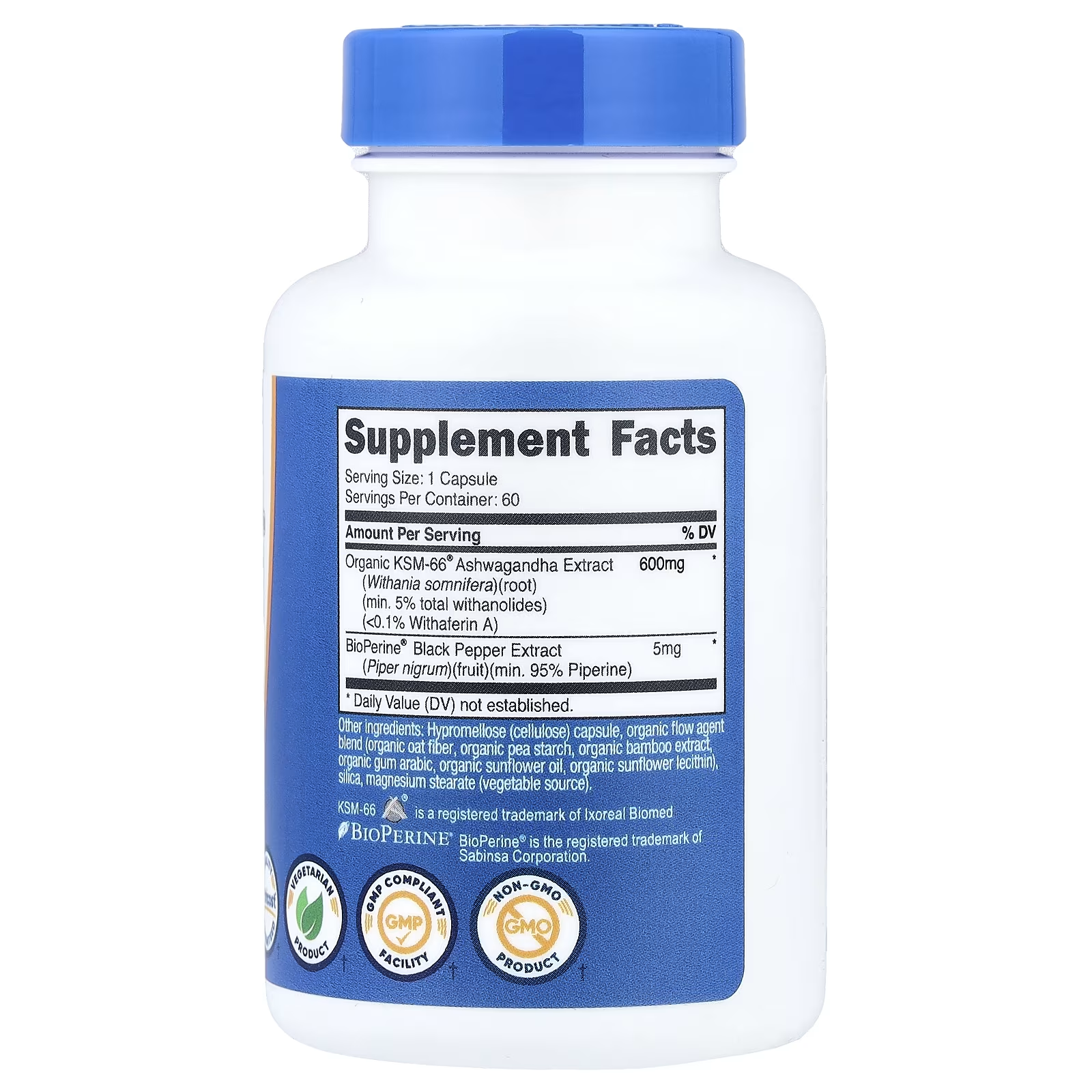 Nutricost, KSM-66®, Ashwagandha Root Extract, 60 Capsules thumbnail 2