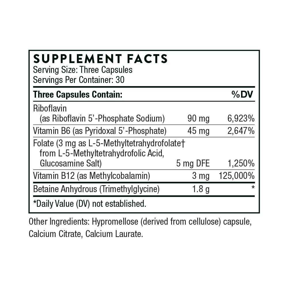 Thorne Methyl-guard Plus, Methylation Factors Capsules thumbnail 2