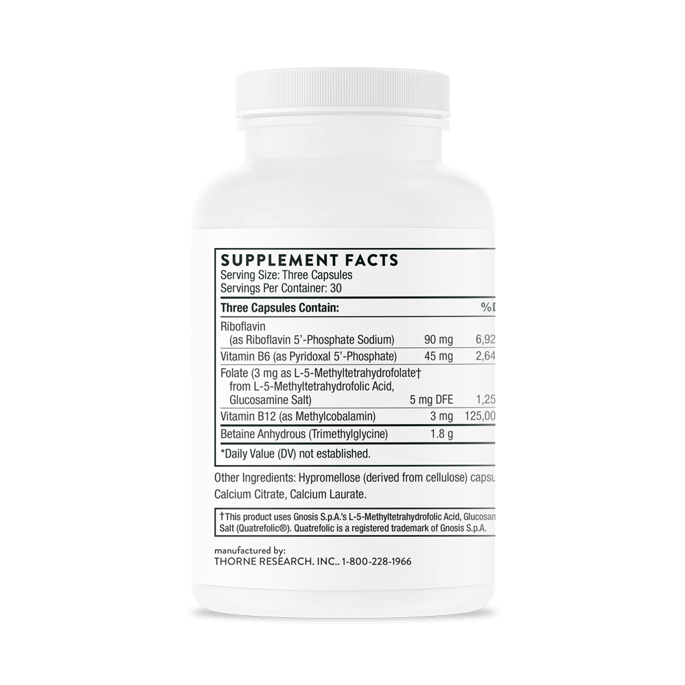 Thorne Methyl-guard Plus, Methylation Factors Capsules thumbnail 3