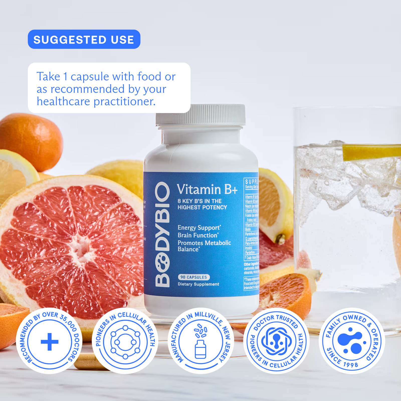 BodyBio Vitamin B+ Capsules In Pakistan thumbnail 2