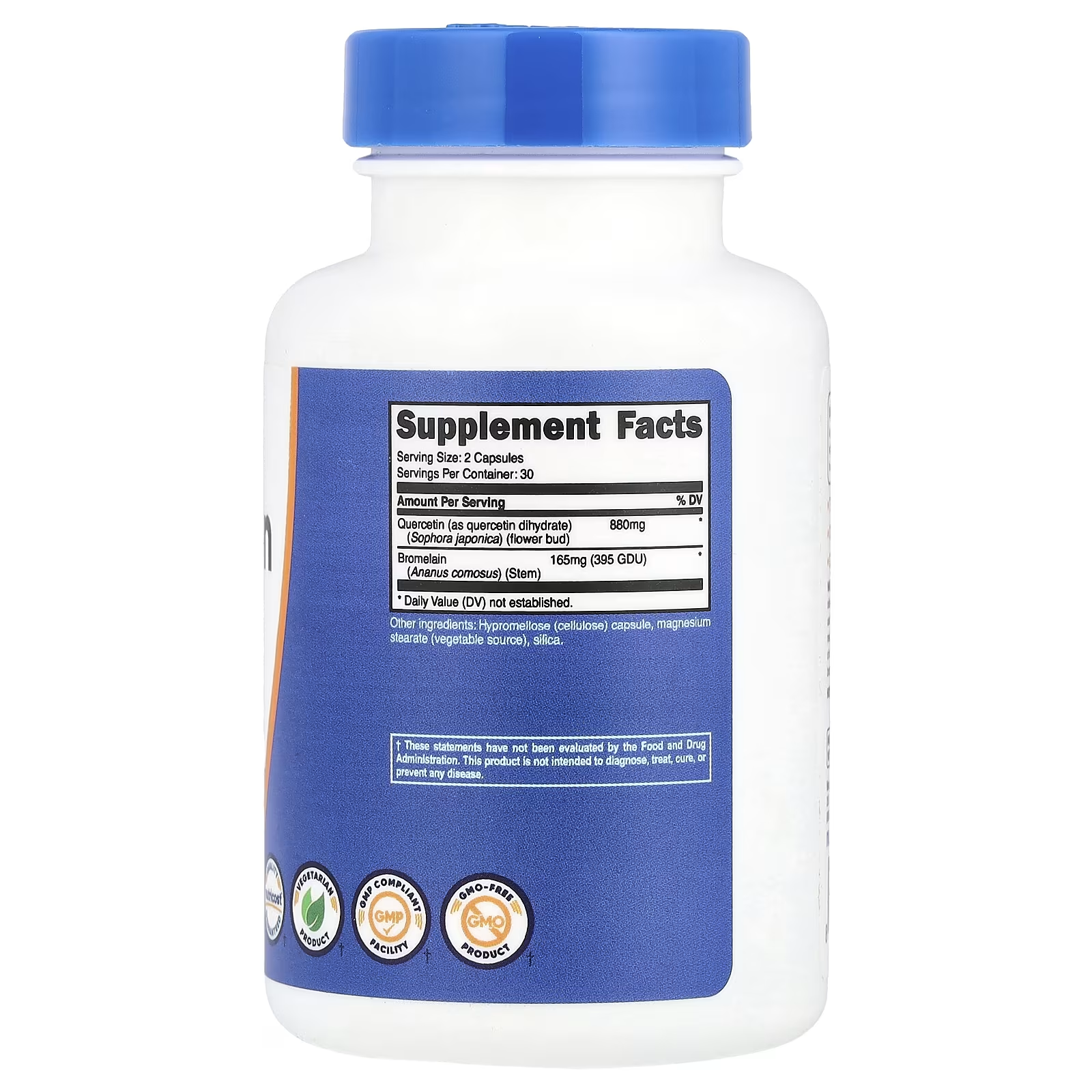 Nutricost Quercetin With Bromelain 880 Capsules thumbnail 2