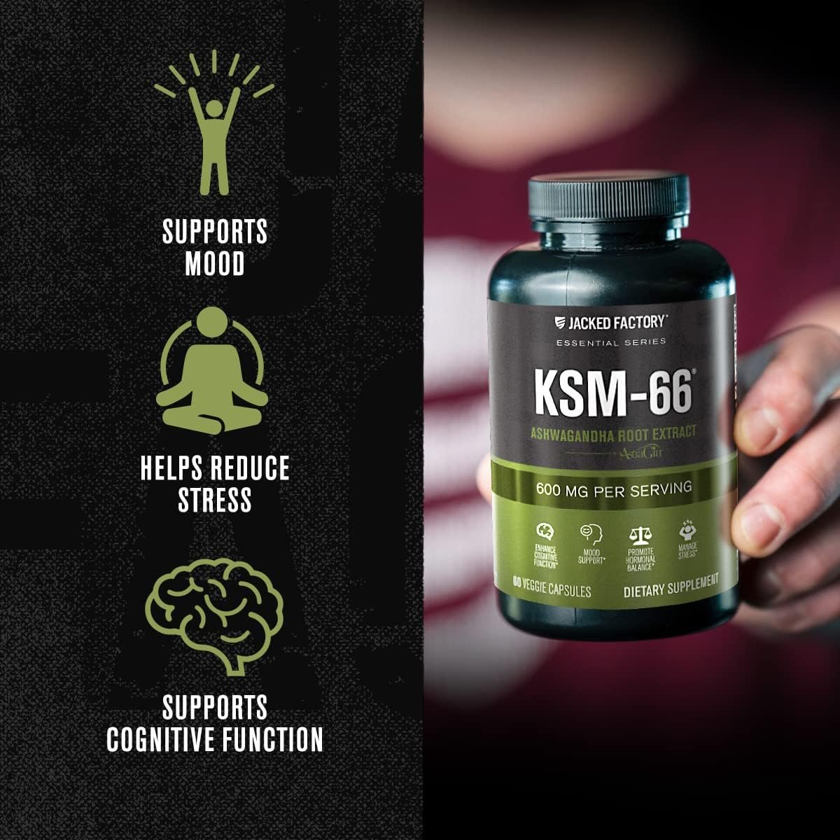 Jacked Factory Ksm-66 Ashwagandha 600 Mg Capsules In Pakistan thumbnail 2