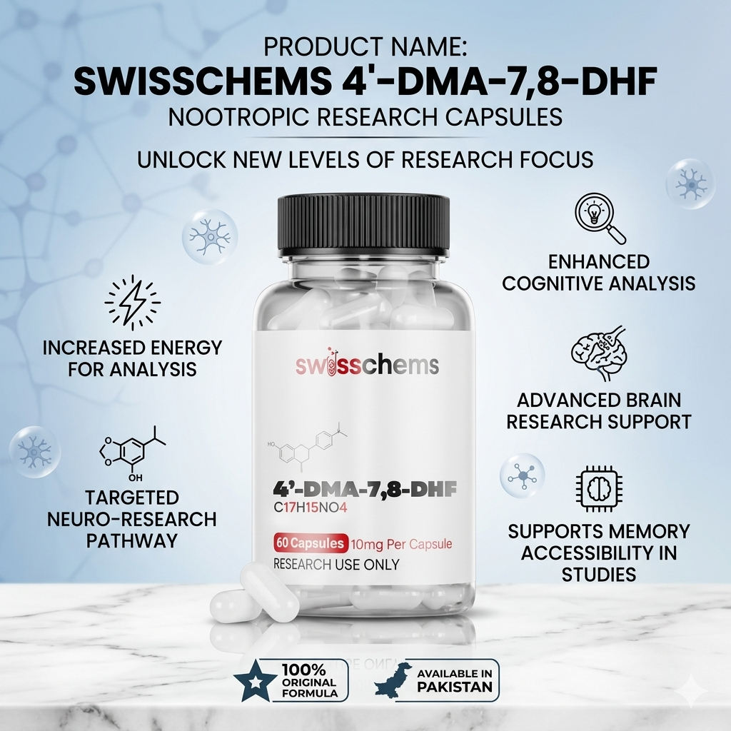 Swisschems 4’-dma-7,8-dhf 10mg 60 Capsule In Pakistan thumbnail 2