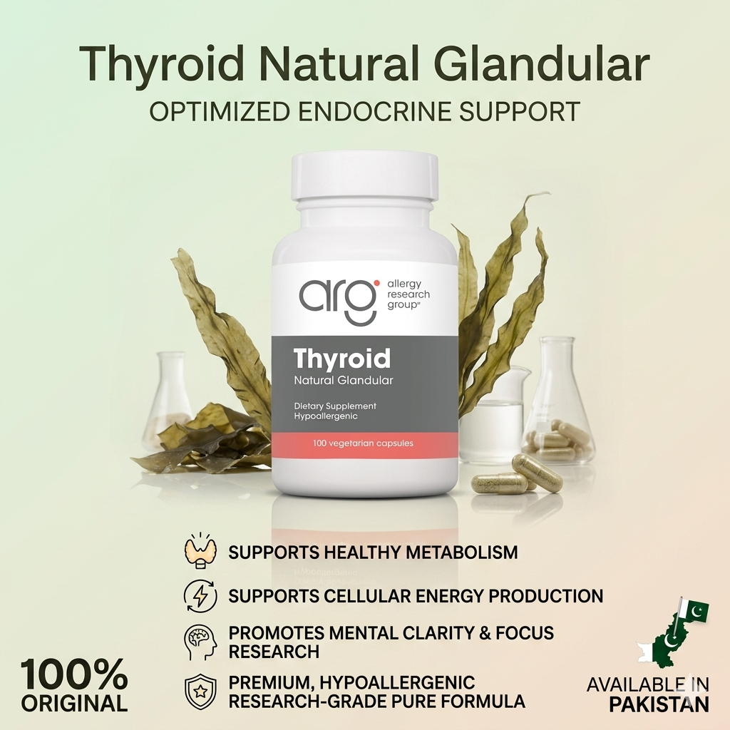 Allergy Research Group Thyroid Glandular Capsules in Pakistan thumbnail 2