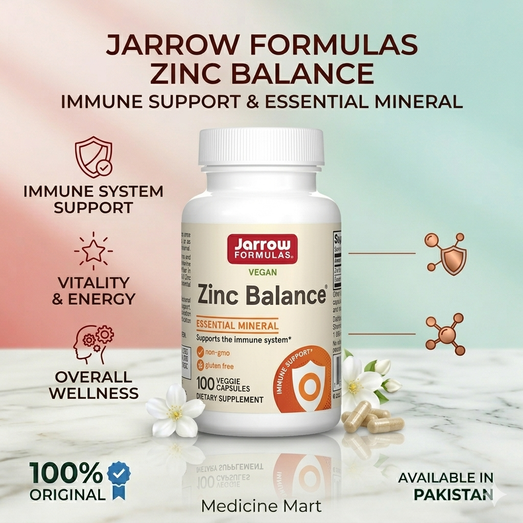 Jarrow Zinc Balance 100 Veggie Capsules Price in Pakistan thumbnail 2
