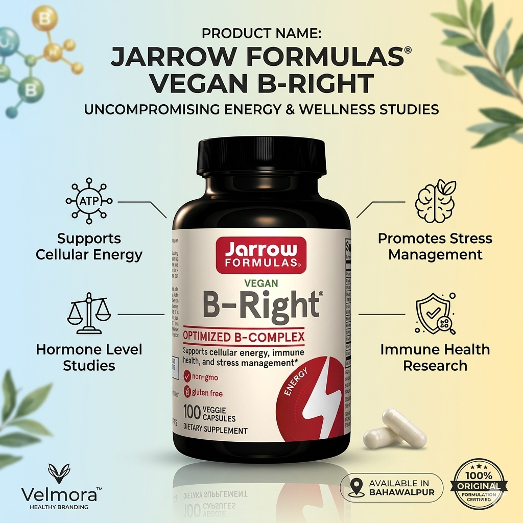 Jarrow Formulas, B-Right 100 Veggie Capsules thumbnail 2