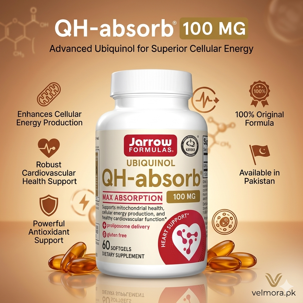 Jarrow Formulas Qh-absorb Ubiquinol 100 Mg Capsules Pakistan thumbnail 2