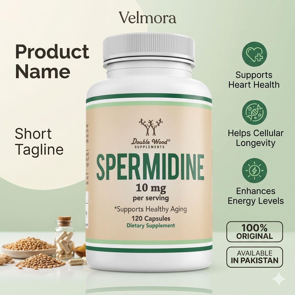 Double Wood Spermidine 10 Mg Per Serving 120 Capsules thumbnail 3