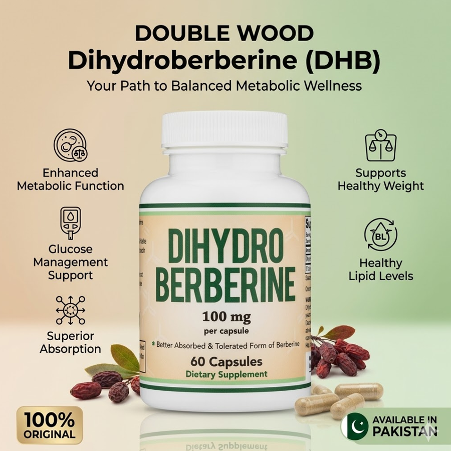 Double Wood Dihydro Berberine 100 Mg Per Capsules thumbnail 2
