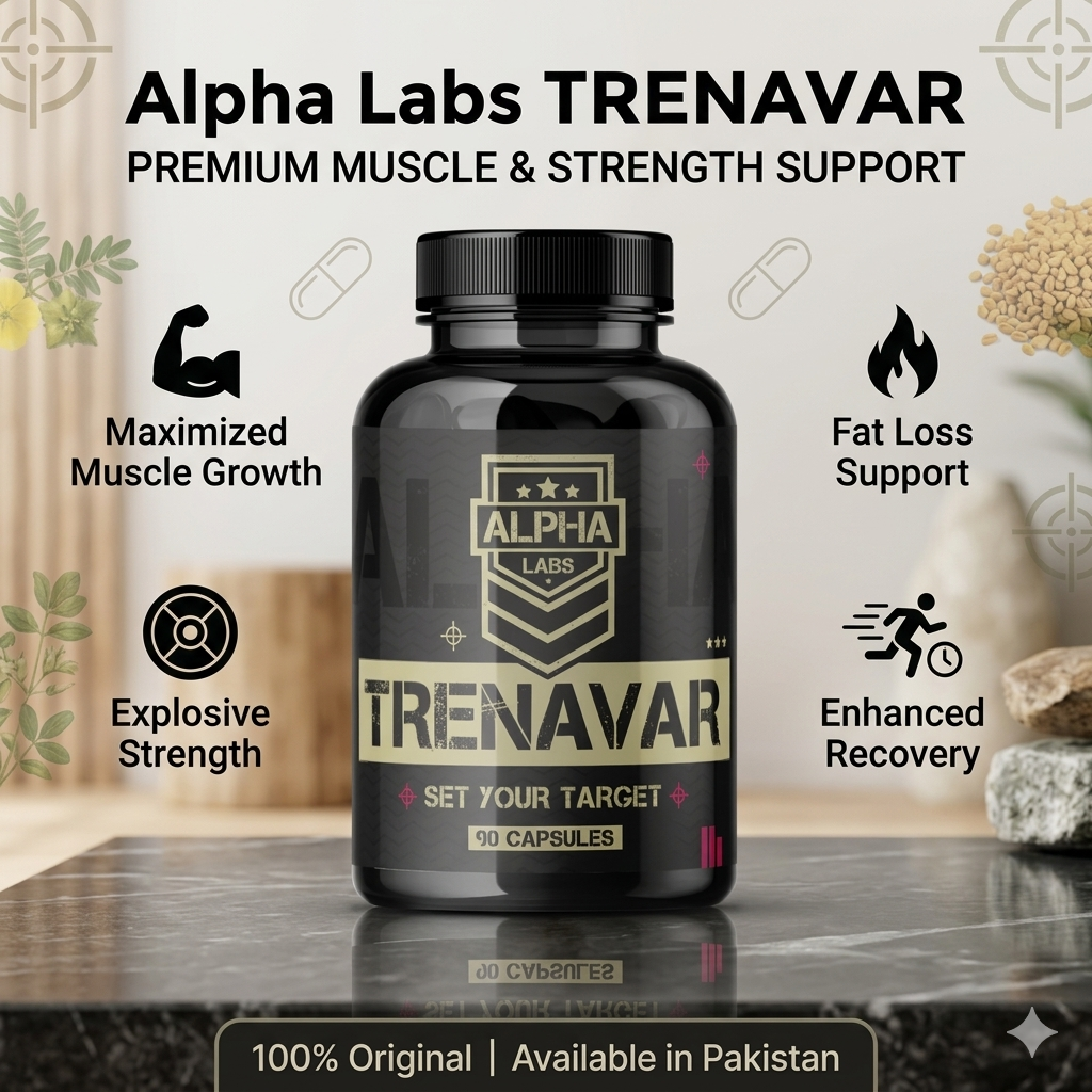 Alpha Labs Trenavar 20mg 90 Capsules thumbnail 2