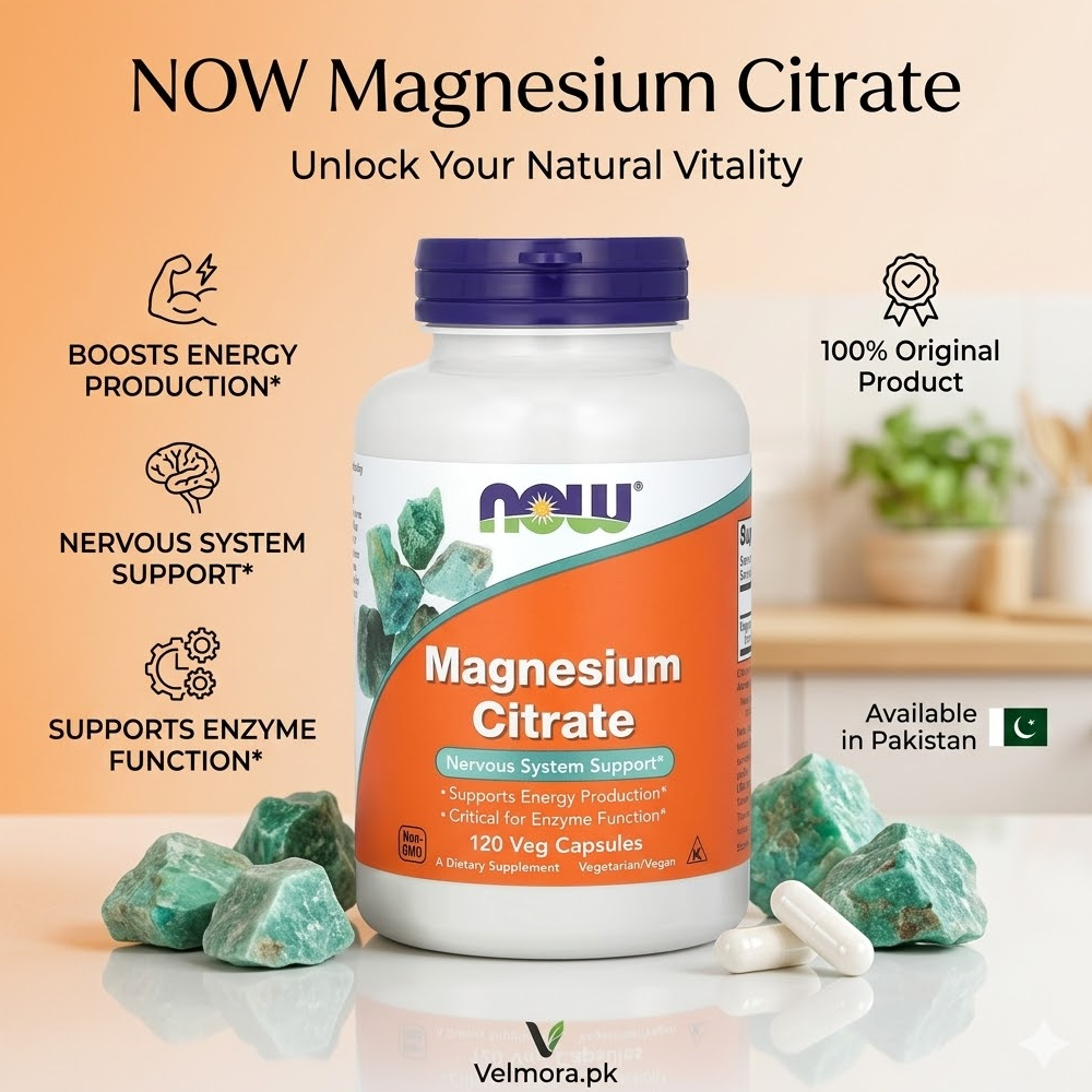 Now Foods Magnesium Citrate 133mg 120 Veg Capsules In Pakistan thumbnail 2