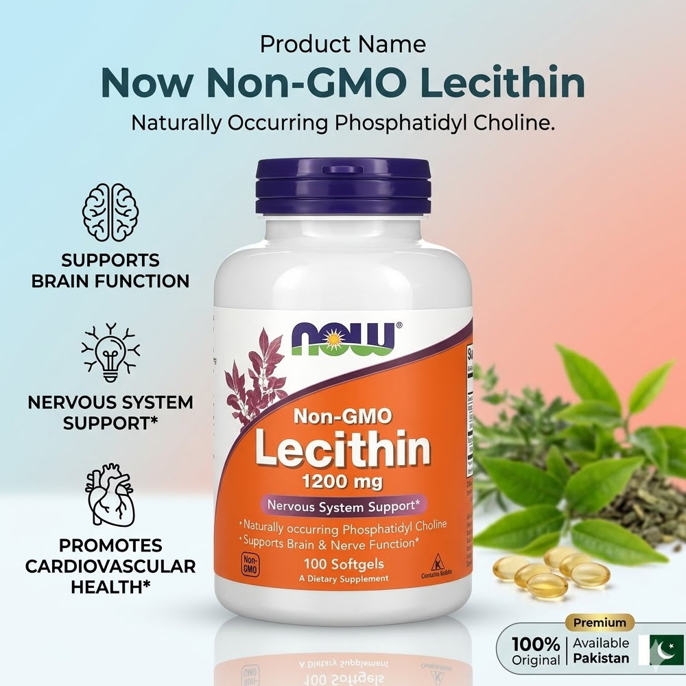 Now Foods Non-gmo Lecithin 100 Softgels In Pakistan thumbnail 2