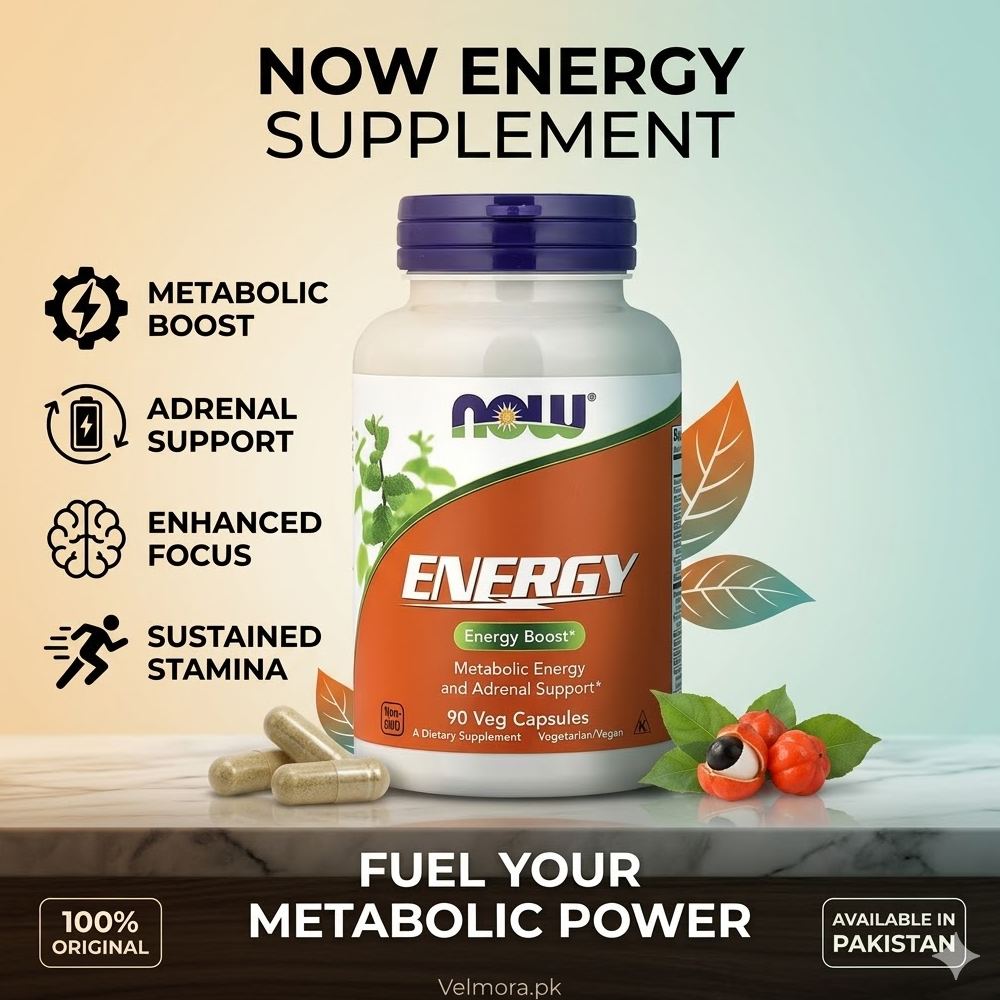 Now Foods Energy 90 Veg Capsules In Pakistan thumbnail 2