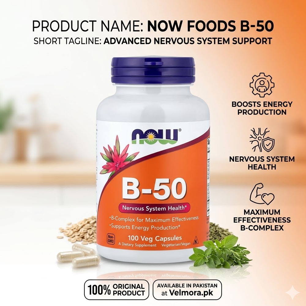 Now Foods B-50 Veg Capsules In Pakistan thumbnail 2
