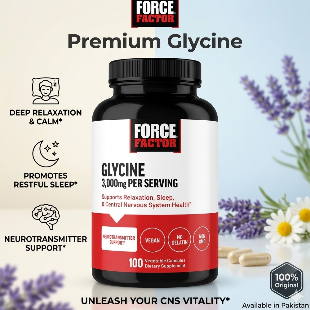 Force Factor Glycine 1000 Mg Vegetable Capsules In Pakistan thumbnail 2