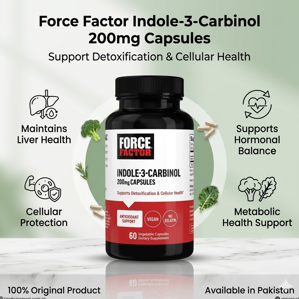 Force Factor, Idole-3-carbinol, 200 Mg, Vegetable Capsules In Pakistan thumbnail 2