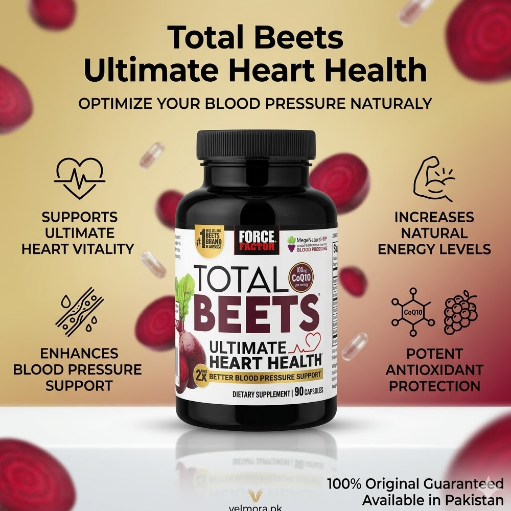 Force Factor Total Beets® Ultimate Heart Health Capsules In Pakistan thumbnail 2