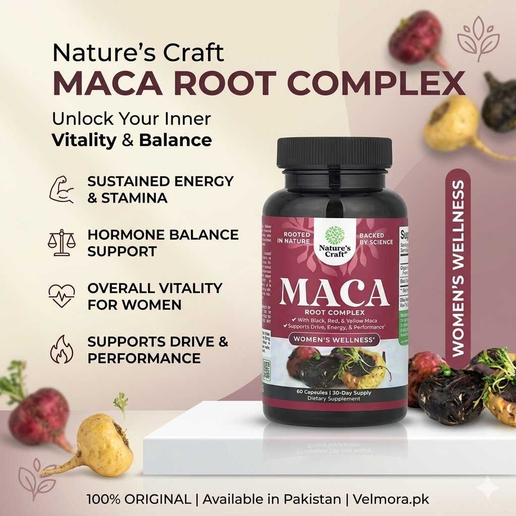 Nature's Craft Women's Wellness Maca Root Complex Capsules thumbnail 2