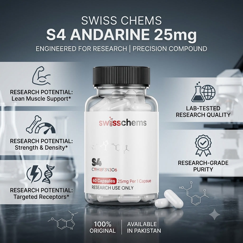 Swiss Chems S4 Andarine 25mg Capsules Price in Pakistan thumbnail 2