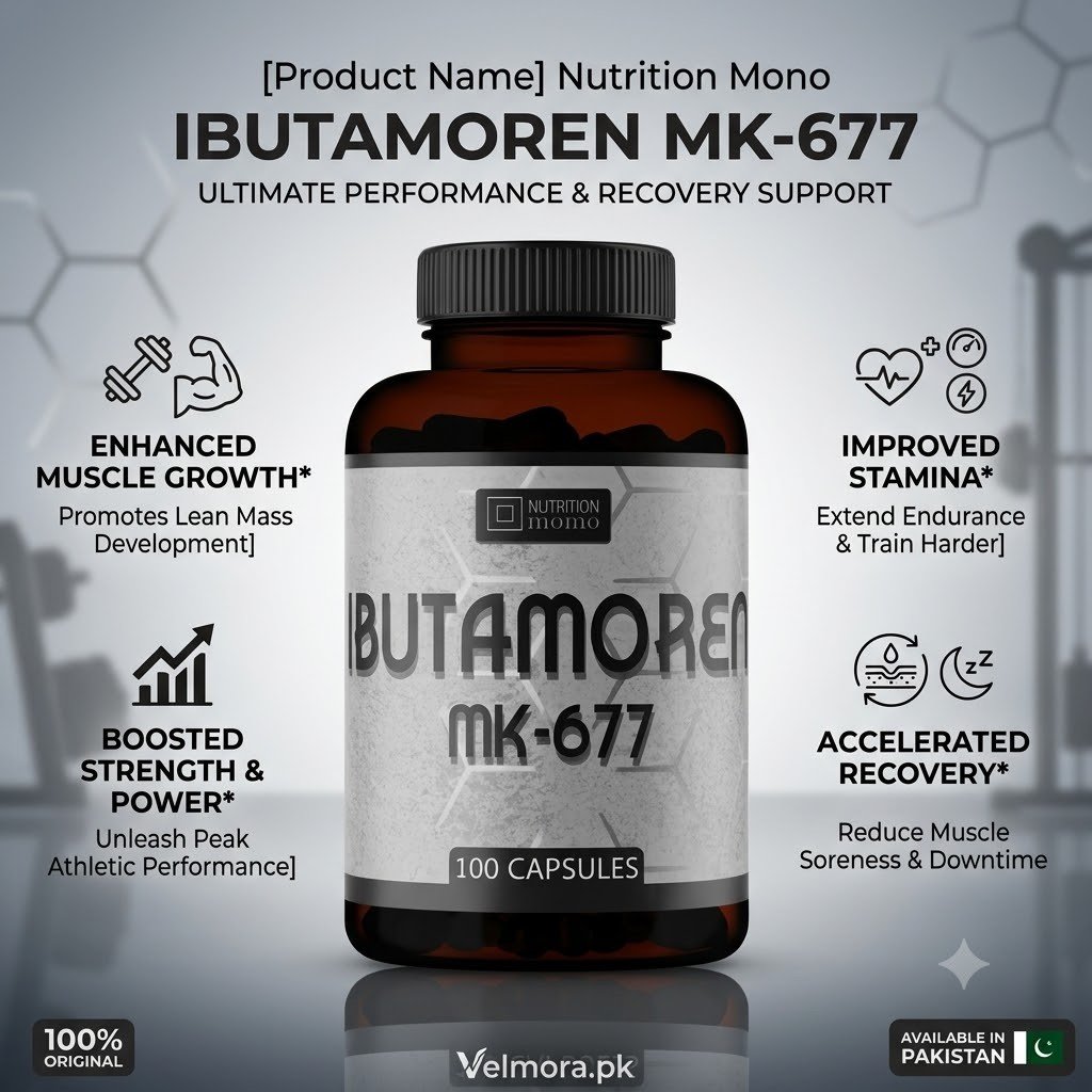 Nutrition Momo Ibutamoren (MK-677) 100 Capsules in Pakistan thumbnail 2